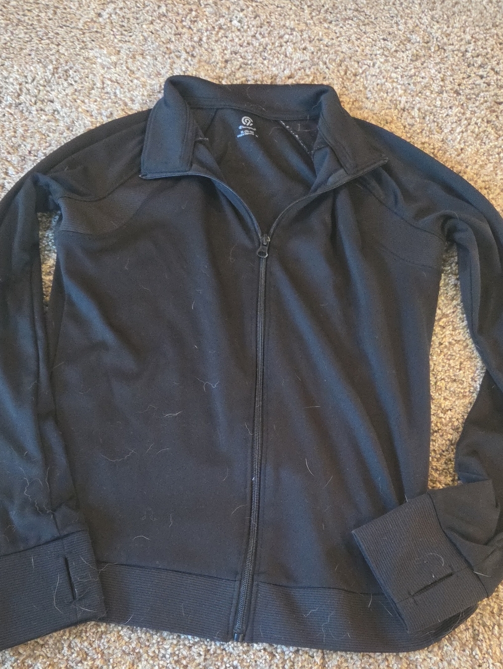 Champion Black Lightweight Zip-Up Jacket